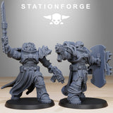 3D Printed Socratis Militants by StationForge Miniatures
