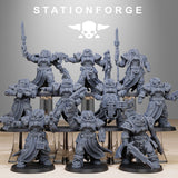 3D Printed Socratis Militants by StationForge Miniatures