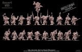 3D printed Orc Archers Regiment by Avatars of War