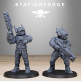 3D Printed Tarion Assault Squad x10 by StationForge Miniatures