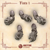 3d Printed Crimson Wings Fists x10 by Greytide Studio