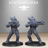 3D Printed Tarion Assault Squad x10 by StationForge Miniatures