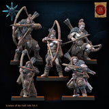 3D Printed Chaos Barbarian Archer Regiment x10 by Lost Kingdom Miniatures