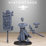 3D Printed Vodalites Flag Bearer by StationForge Miniatures