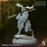 3D Printed Wildpact Wyrdstriders by Archvillain Games
