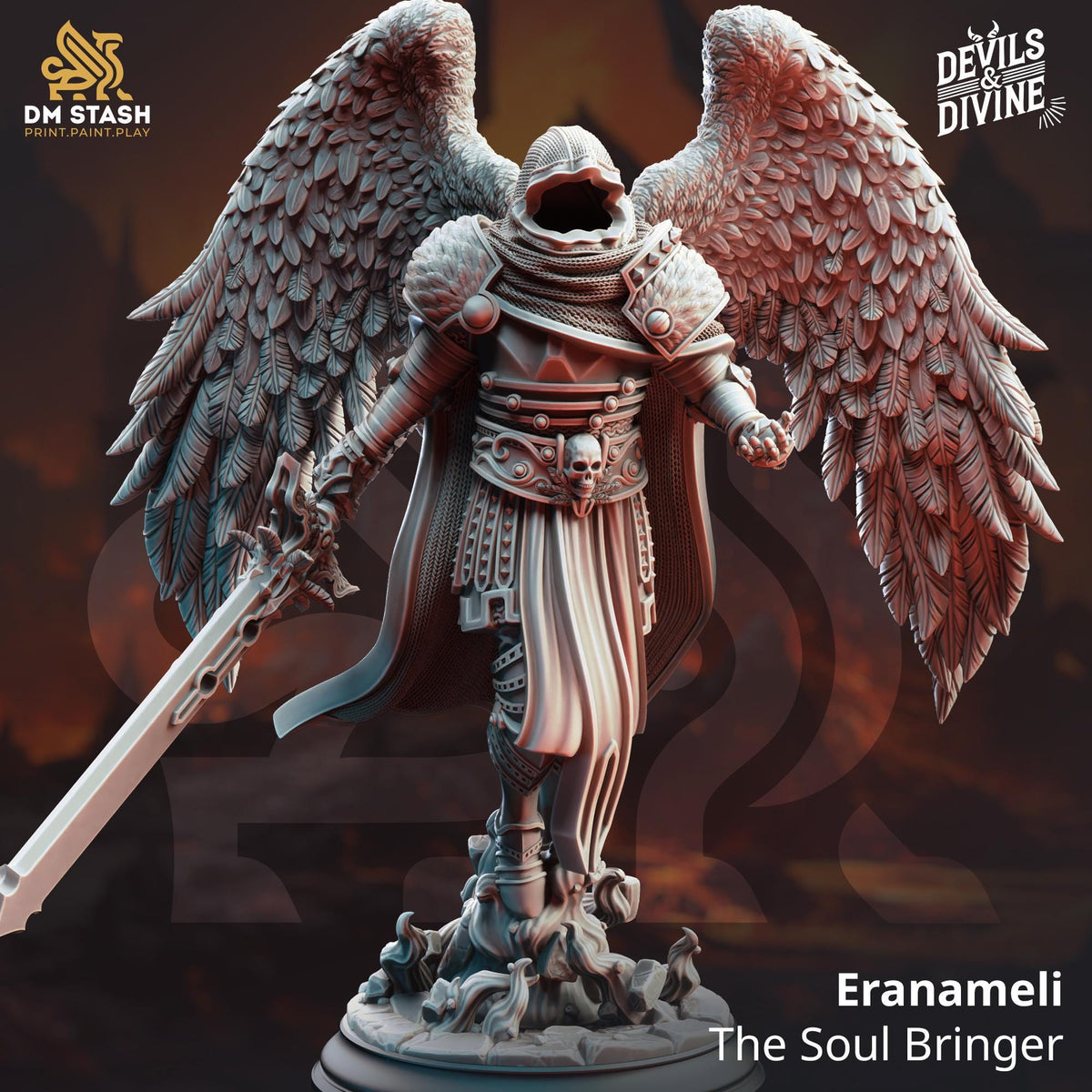 3D Printed Soulreaper Angel by DM Stash