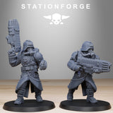 3D Printed GrimGuard Bombardiers by StationForge Miniatures