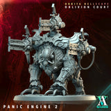 3D Printed Panic Engine by Archvillain Games