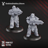 3d Printed Ignisaurus Clan Warriors Tactical Squad by DakkaDakka Miniatures