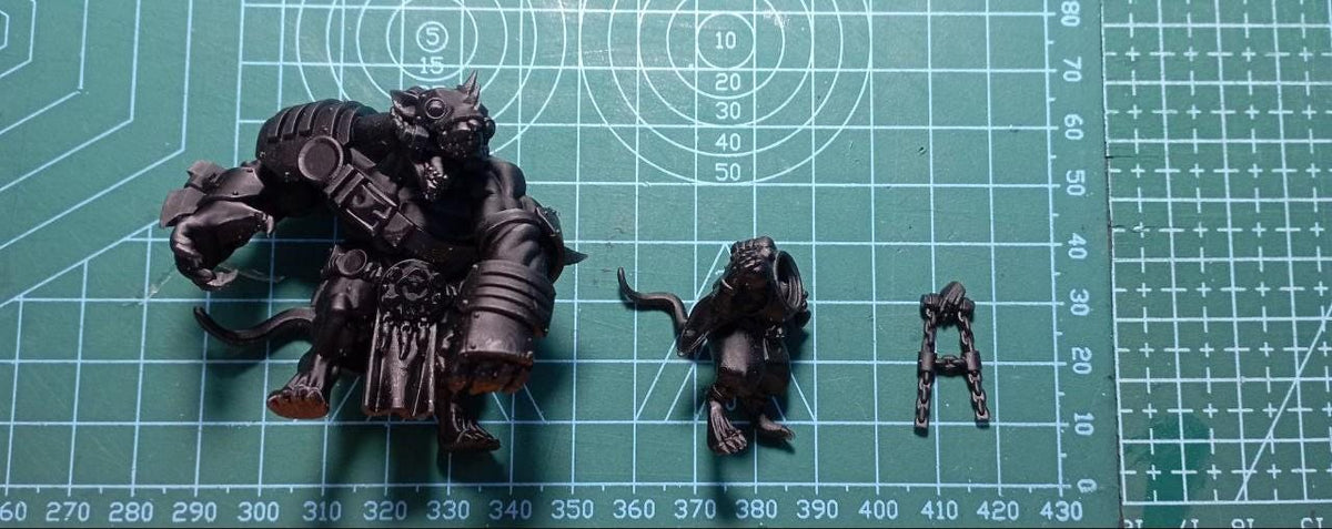 3D Printed Gargant Digger Rat by DakkaDakka Miniatures