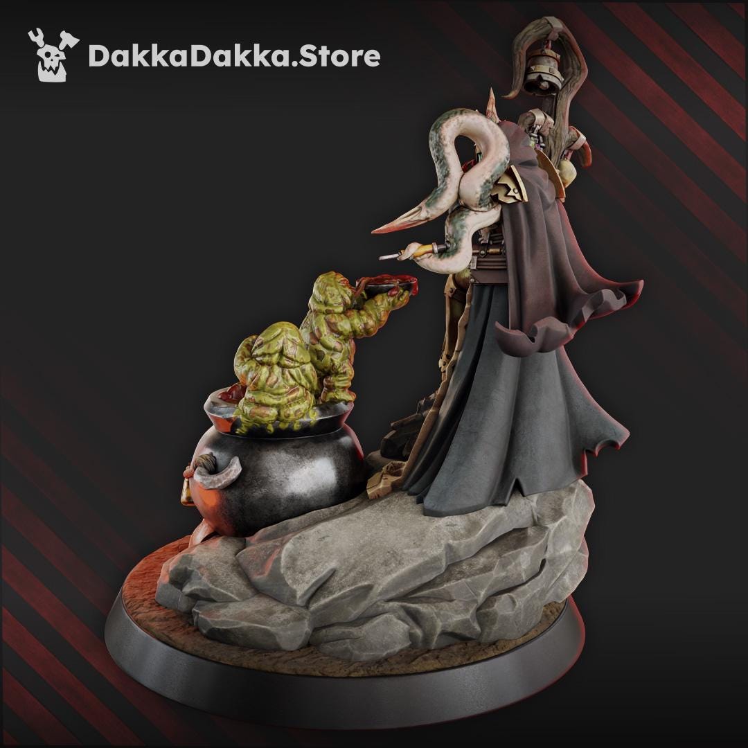 3D Printed Phoebe the Unholy Well by DakkaDakka Miniatures