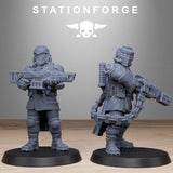 3D Printed Vaskar Patrol by StationForge Miniatures
