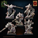 3d Printed Lizard Kin Blowpipe Regiment by Lost Kingdom Miniatures