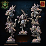 3d Printed Lizard Kin Archer Regiment by Lost Kingdom Miniatures