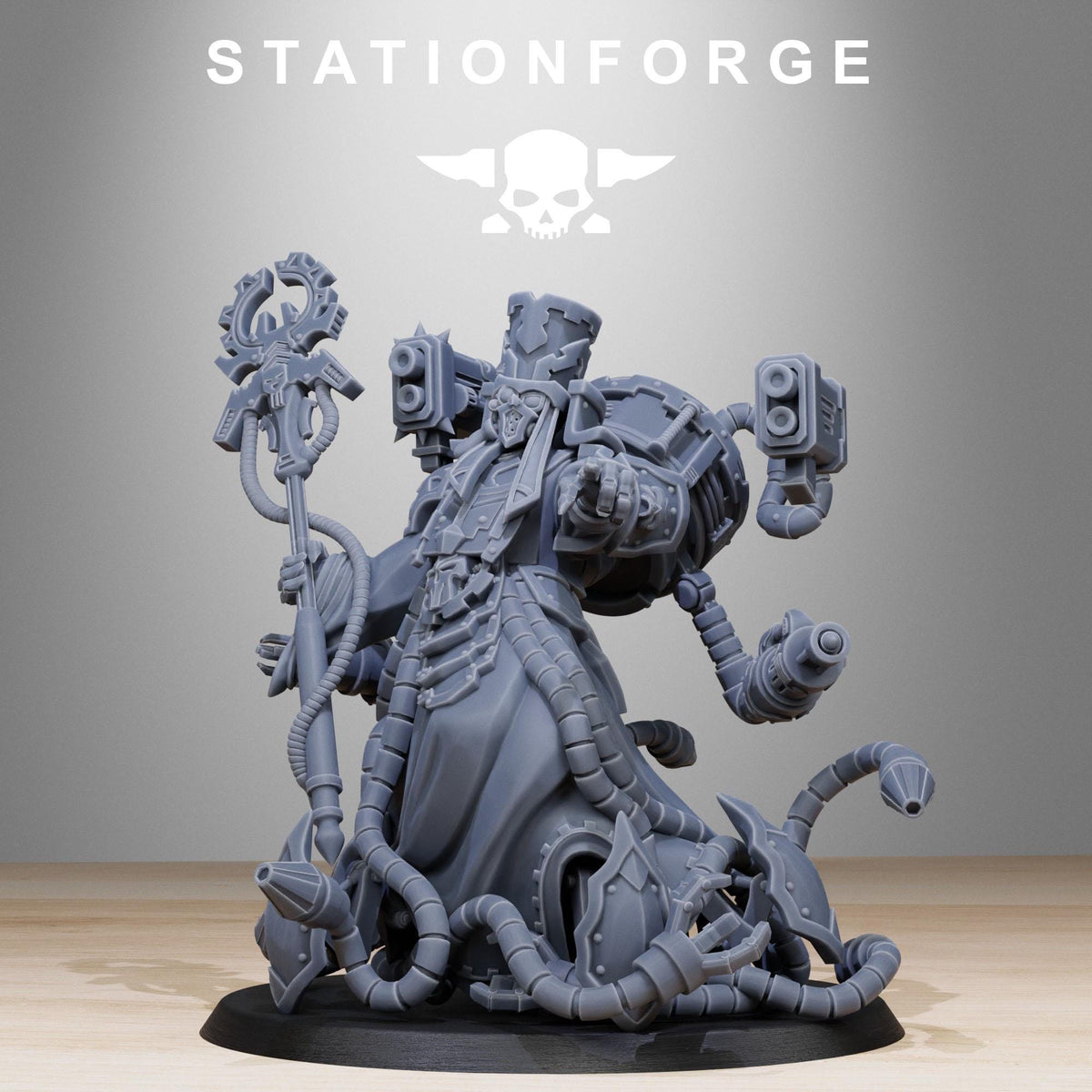 3D Printed Scavenger Chaplain by StationForge Miniatures