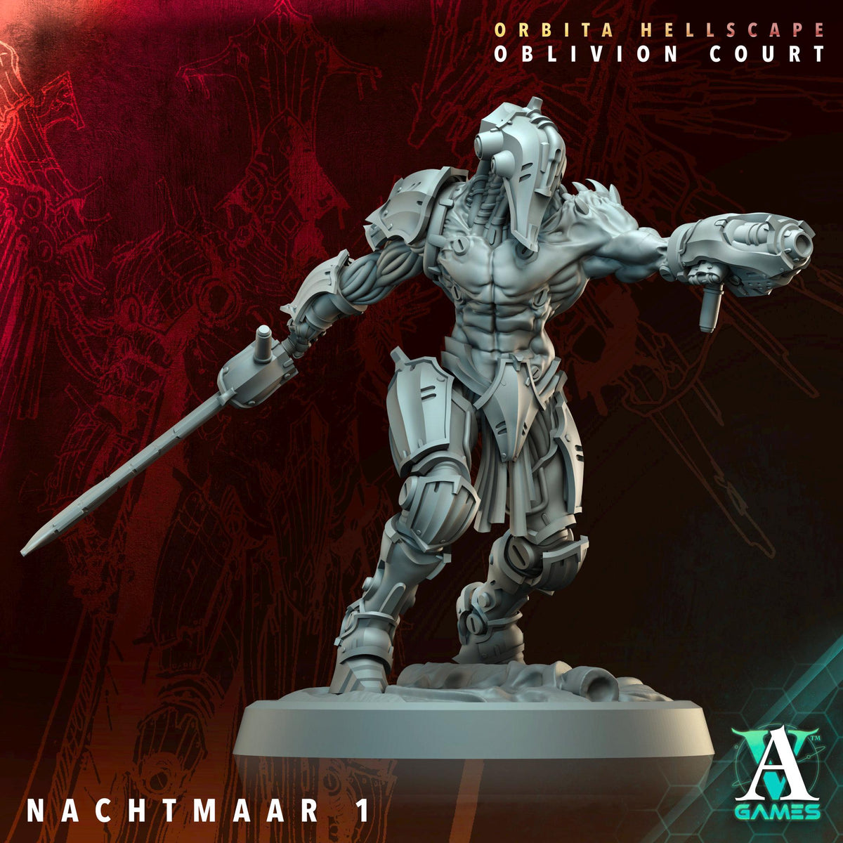 3D Printed Nachtmaar by Archvillain Games