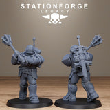 3D Printed Solaris Infantry by Stationforge Miniatures