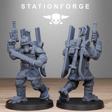 3D Printed GrimGuard Frostwatch Patrol by StationForge Miniatures