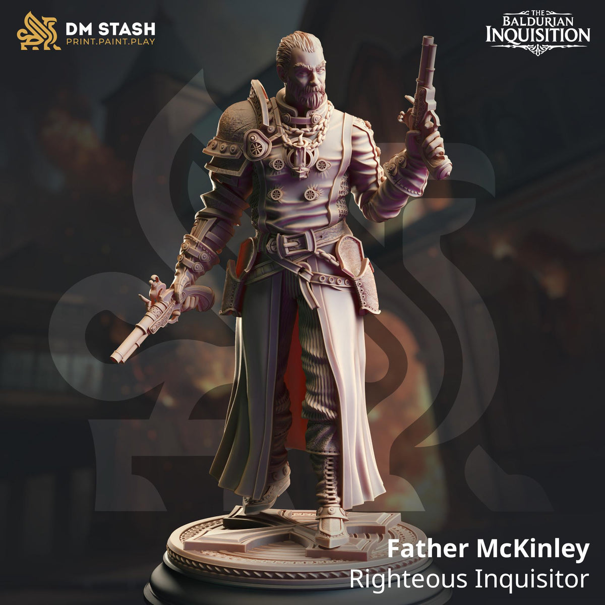 3D Printed Righteous Priest Gunslinger by DM Stash