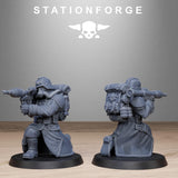3D Printed GrimGuard Rocketeers by StationForge Miniatures
