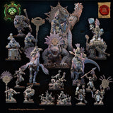 3d Printed Ceratomimus Bow Heroine by Lost Kingdom Miniatures