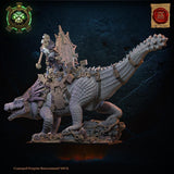 3d Printed Tocih, Cuetzpalli Heroine by Lost Kingdom Miniatures