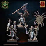 3d Printed Dragon Kin Spear Command Group by Lost Kingdom Miniatures