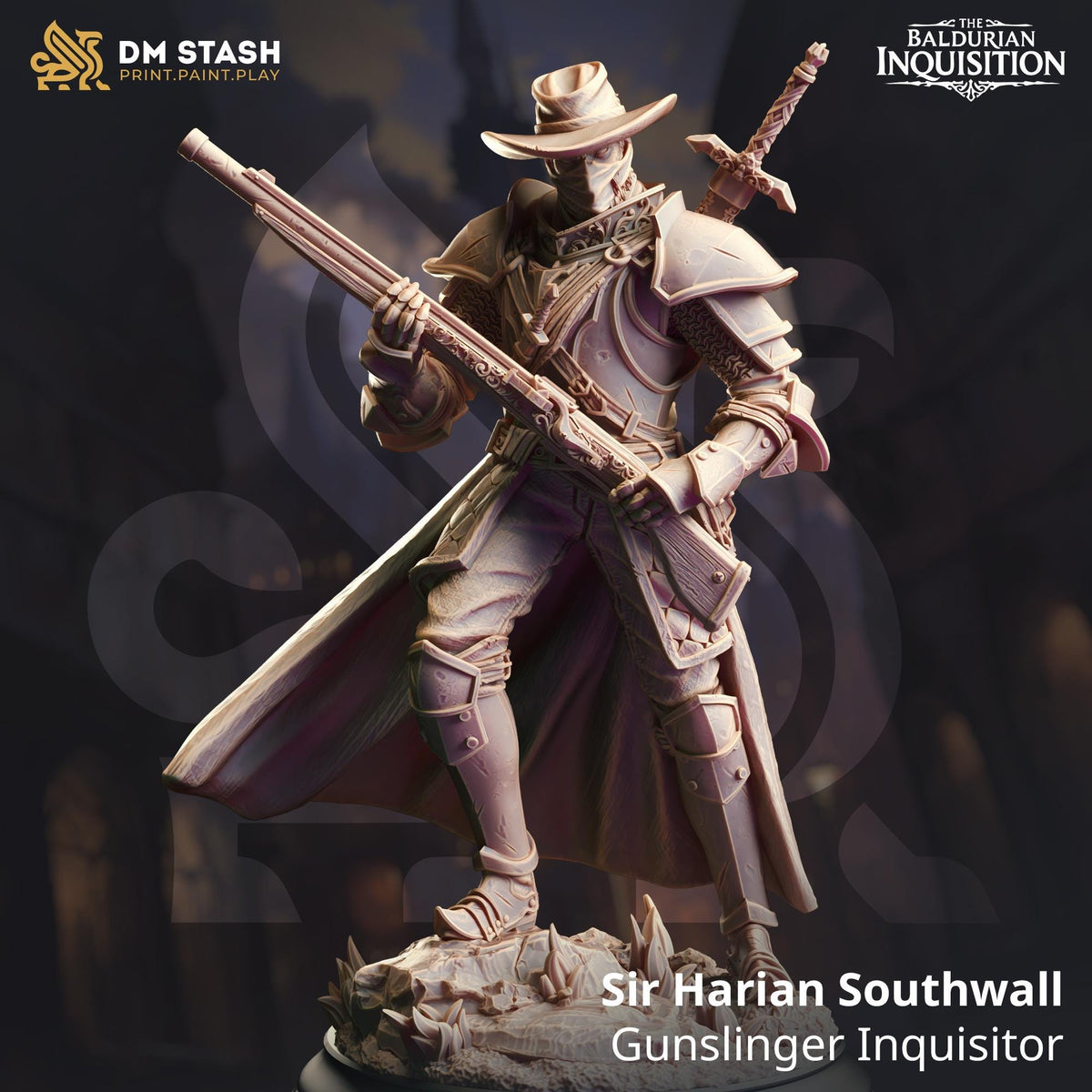 3D Printed Inquisition Gunslinger by DM Stash