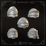 3d Printed Eternal Crusader Shoulderpads x10 #1 by Greytide Studio
