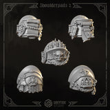 3d Printed Eternal Crusader Shoulderpads x10 #2 by Greytide Studio