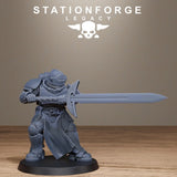 3D Printed Solaris Greatswordsmen by Stationforge Miniatures