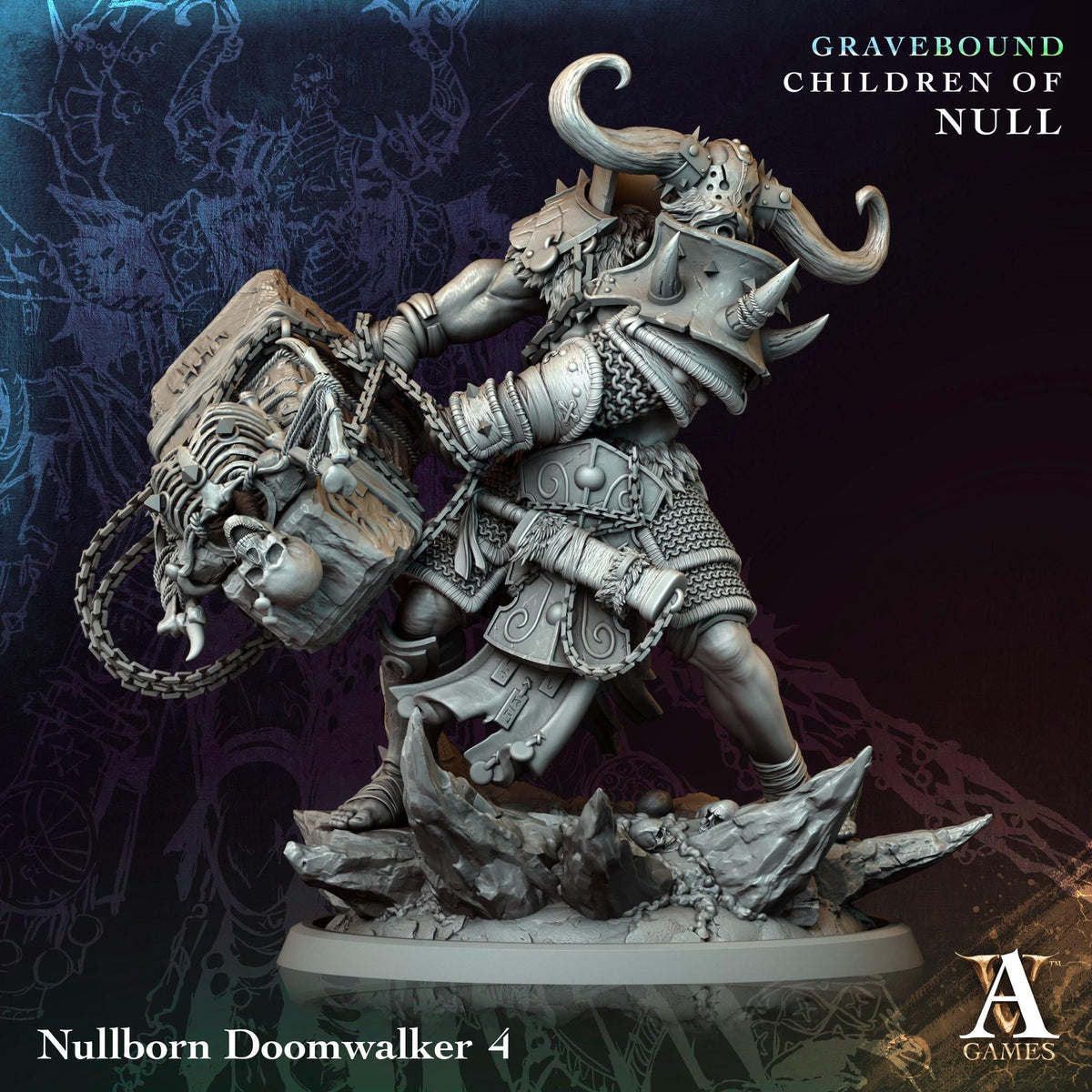 3D Printed Nullborn Doomwalkers by Archvillain Games