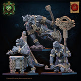 3d Printed Dragon Elder Command Group by Lost Kingdom Miniatures