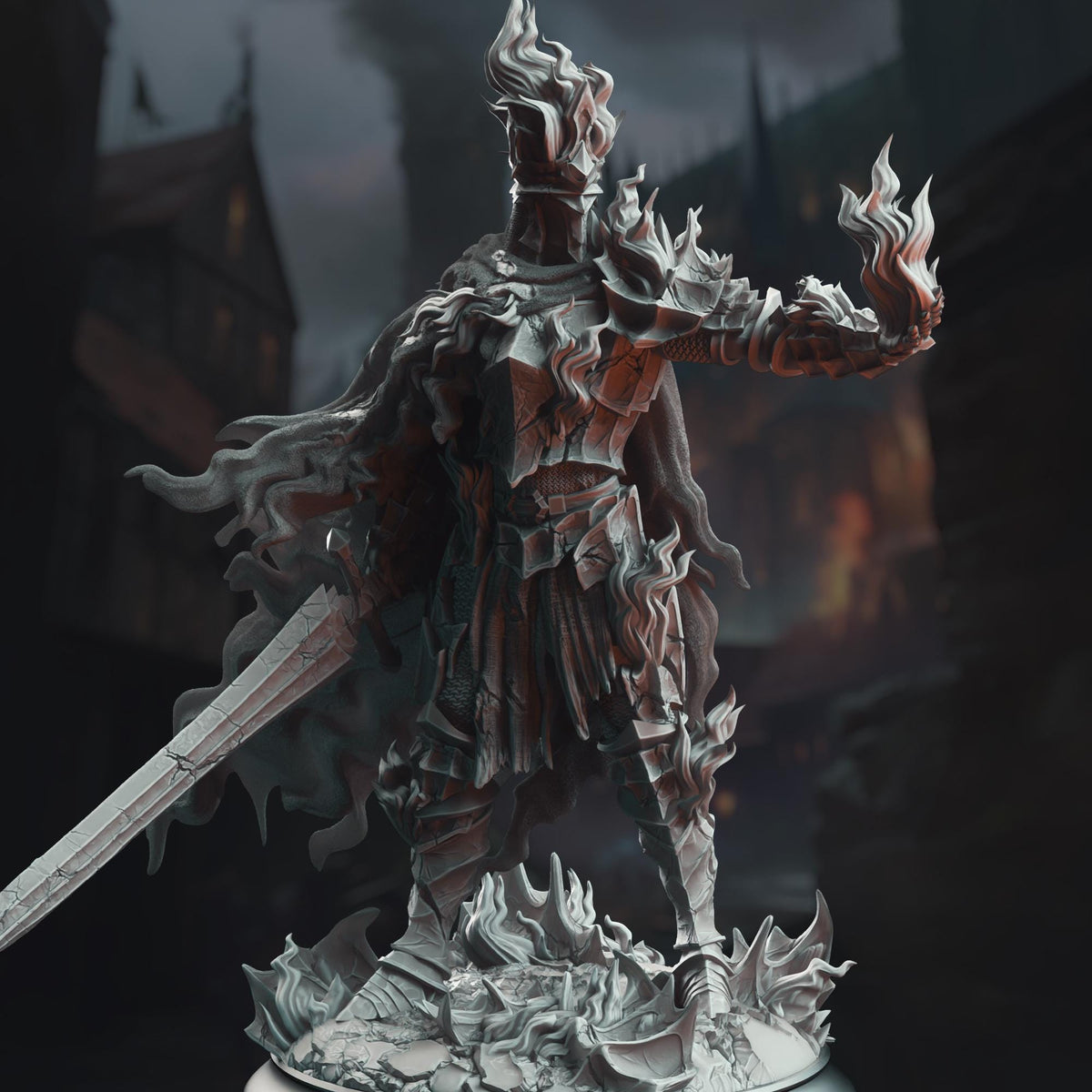 3D Printed The Burning Knight by DM Stash