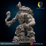 3d Printed Ork Smoke Grenade Commando by Meshbrain Labs Miniatures