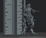 3D Printed Goblin T-Rex Cavalry by Monolith Arts