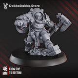 3d Printed Gorgwork Commander by DakkaDakka Miniatures