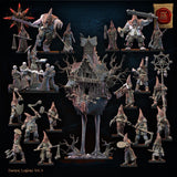 3D Printed Chaos Cultist Sacrifice by Lost Kingdom Miniatures