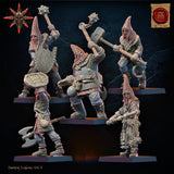 3D Printed Chaos Cultists by Lost Kingdom Miniatures