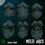 3d Printed Sneaky Orcs by Mekka Miniatures