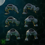 3d Printed Sneaky Pirate Orc Pistoleers x6 by Mekka Miniatures