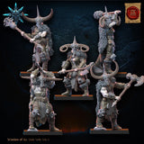 3D Printed Heavy Weapon Chaos Barbarian Regiment x10 by Lost Kingdom Miniatures
