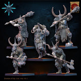 3D Printed Heavy Weapon Barbarian Regiment x10 by Lost Kingdom Miniatures