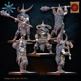 3D Printed Heavy Weapon Barbarian Regiment x10 by Lost Kingdom Miniatures