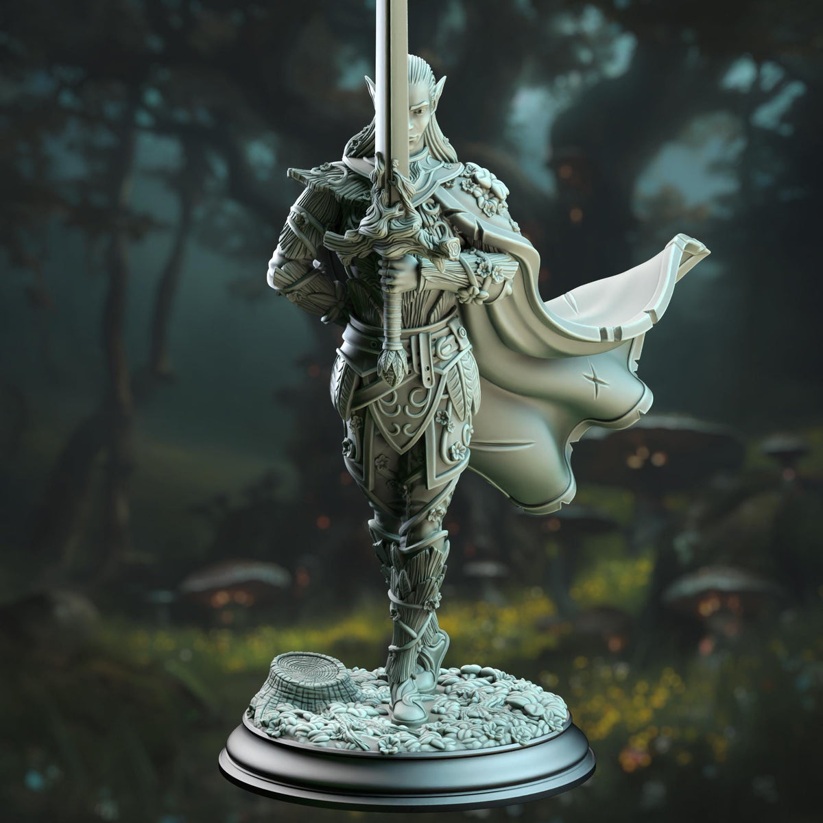3D Printed Fey Elf Duelist by DM Stash