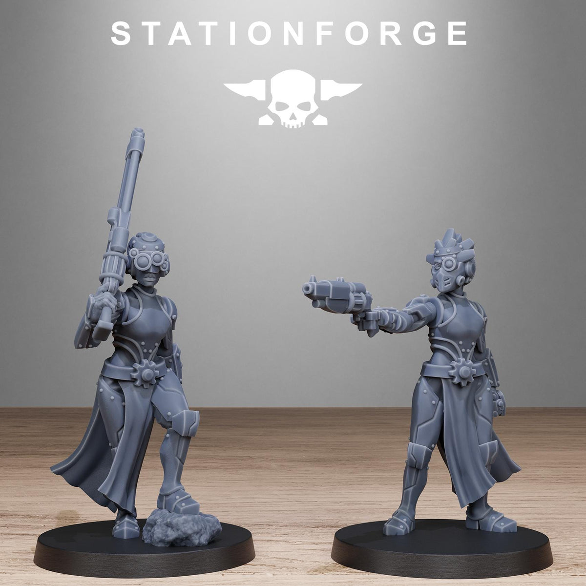 3D Printed Scavenger Sisters x10 by StationForge Miniatures