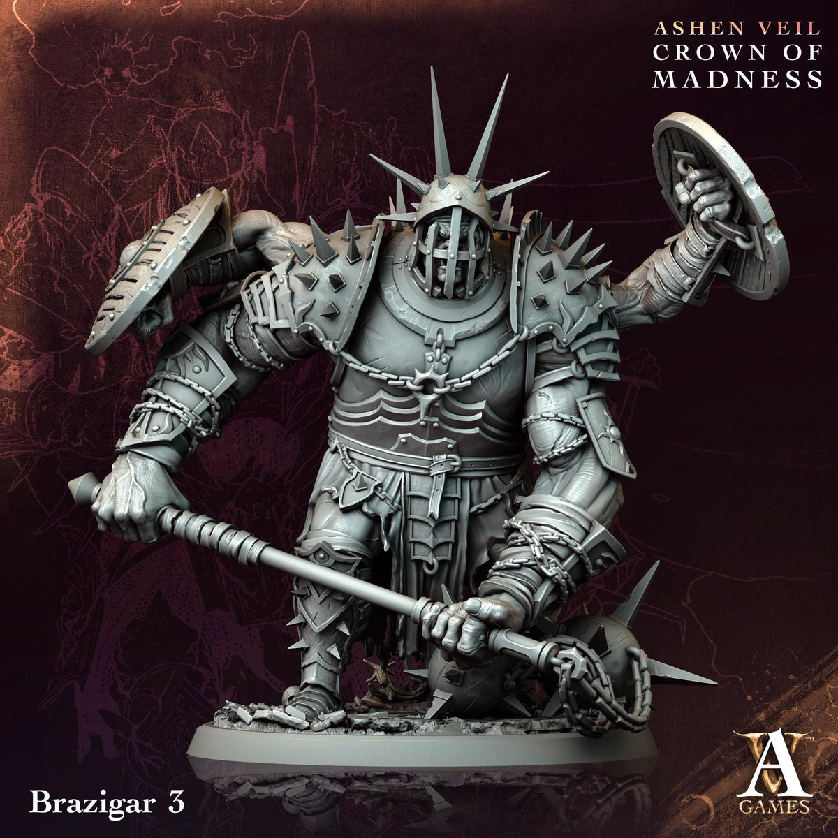 3D Printed Brazigar by Archvillain Games