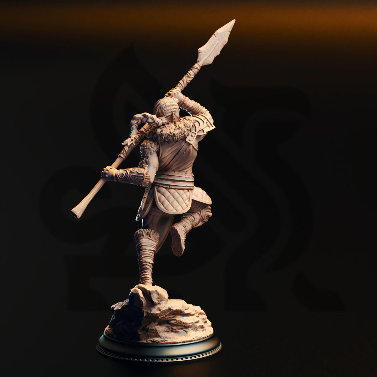 3D Printed Dragonsoul Barbarian by DM Stash