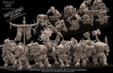 3D printed Minotaur Battle Ready Regiment w/Weapon & Shields by Avatars of War