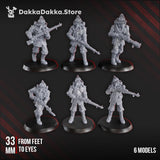 3D Printed Trench Elite Conquistadors x6 by DakkaDakka Mininatures